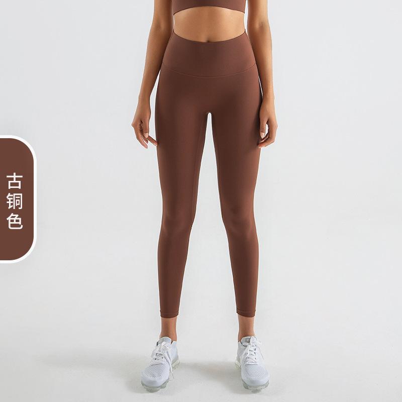 

Высококачественная поддержка, голый живот, высокая эластичность, штаны для йоги, женские, с высокой талией, персиковые ягодицы, лифтинг, спортивные леггинсы S