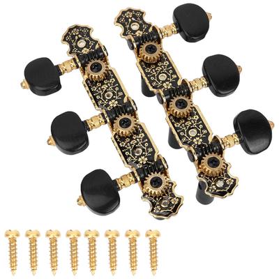 Guitar Tuning Pegs Acoustic Guitar 1:18 Tuners Tuning Keys Pegs Machine Heads Replacement 3L3R Machine Heads String Tuners