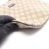 Used GUCCI GG Supreme Shoulder Bag 201538 PVC coated canvas leather Beige Brown Used Women