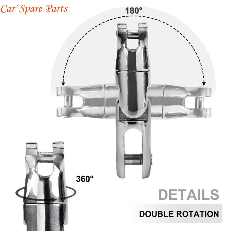 Y4UA Rustproof Boats Anchors Chain Swivels Connector Stainsless Steel Anchors Hardware