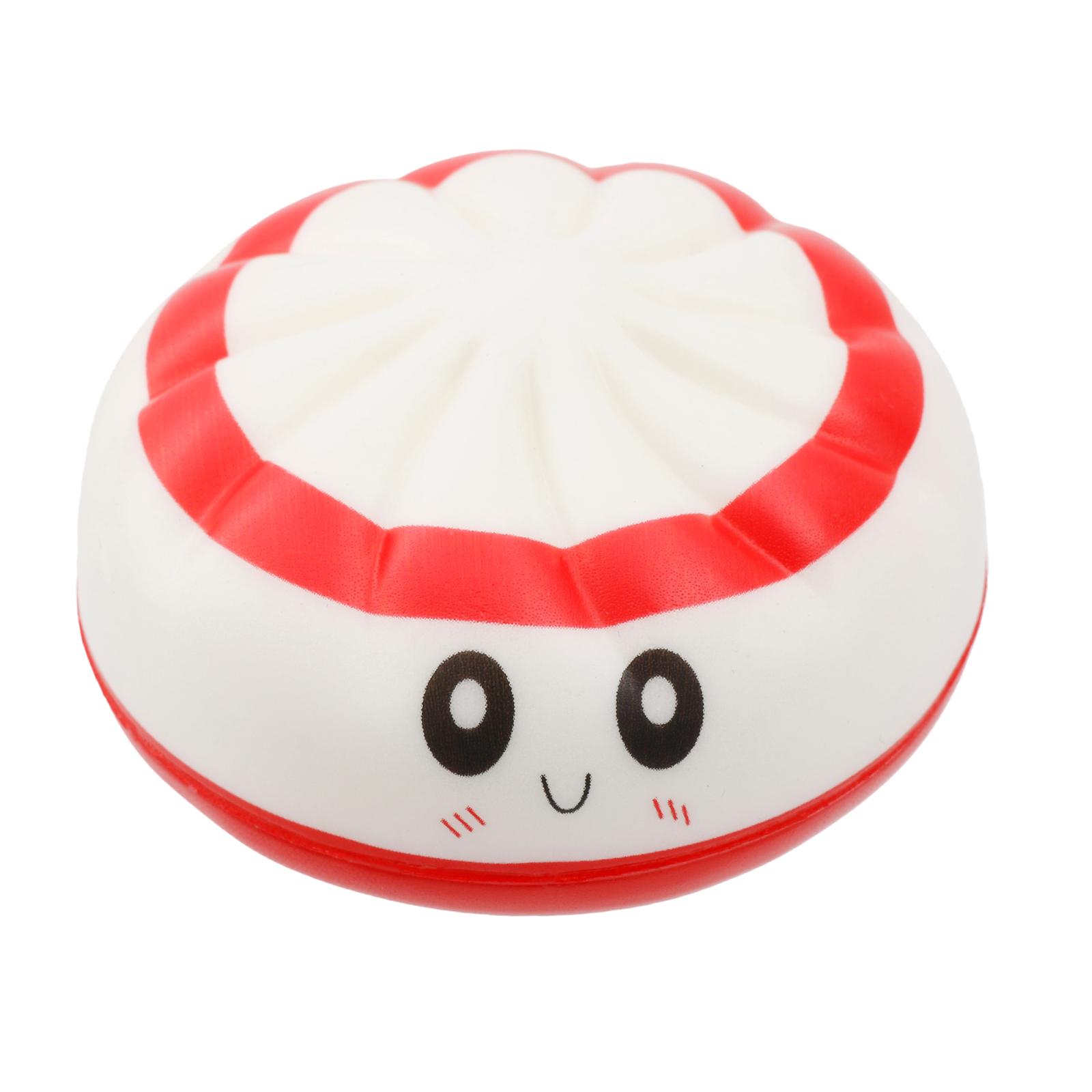 

Squishy Bun Toy Soft Slow Rising Stress Relief Squeeze Toy Simulation Food Shape Sensory Decompression Toy for Adults Kids One Size
