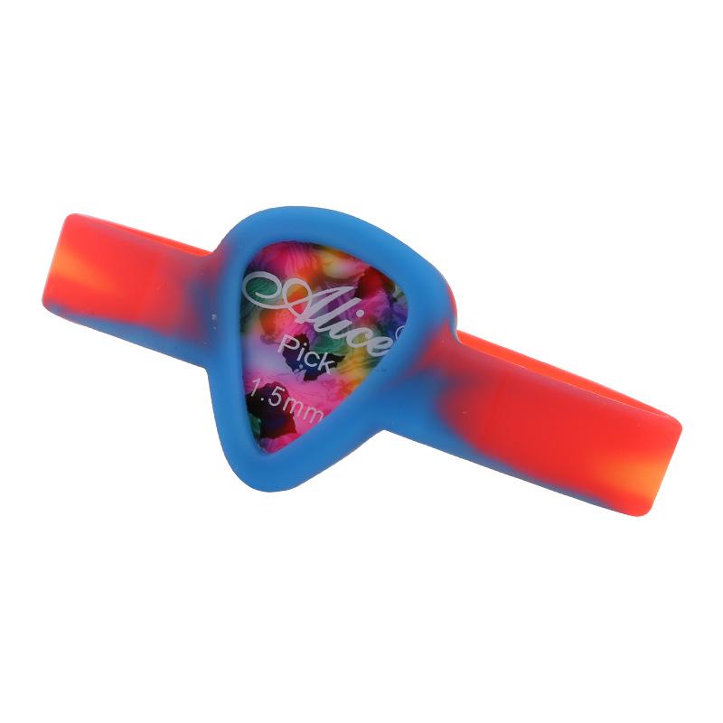 Personalized Guitar Pick Holder Bracelet - Portable Sleeve and Bezel Accessory