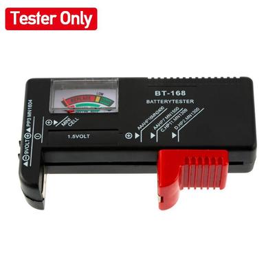 Testador de Tensão de Bateria Digital Universal BT-168 para AA AAA C D 9V Célula de Botão Medidor de Energia Ferramenta Verificadora
