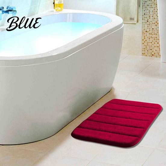 Soft And Absorbent Absorption Safety Mat Non-slip Memory Foam Shower Carpet Plush Water Microfiber Bath