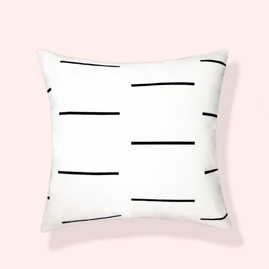 Geometric Line Pillow Cover for Living Room Sofa Back Cushion Cover Cushion Short Plush Car Pillow