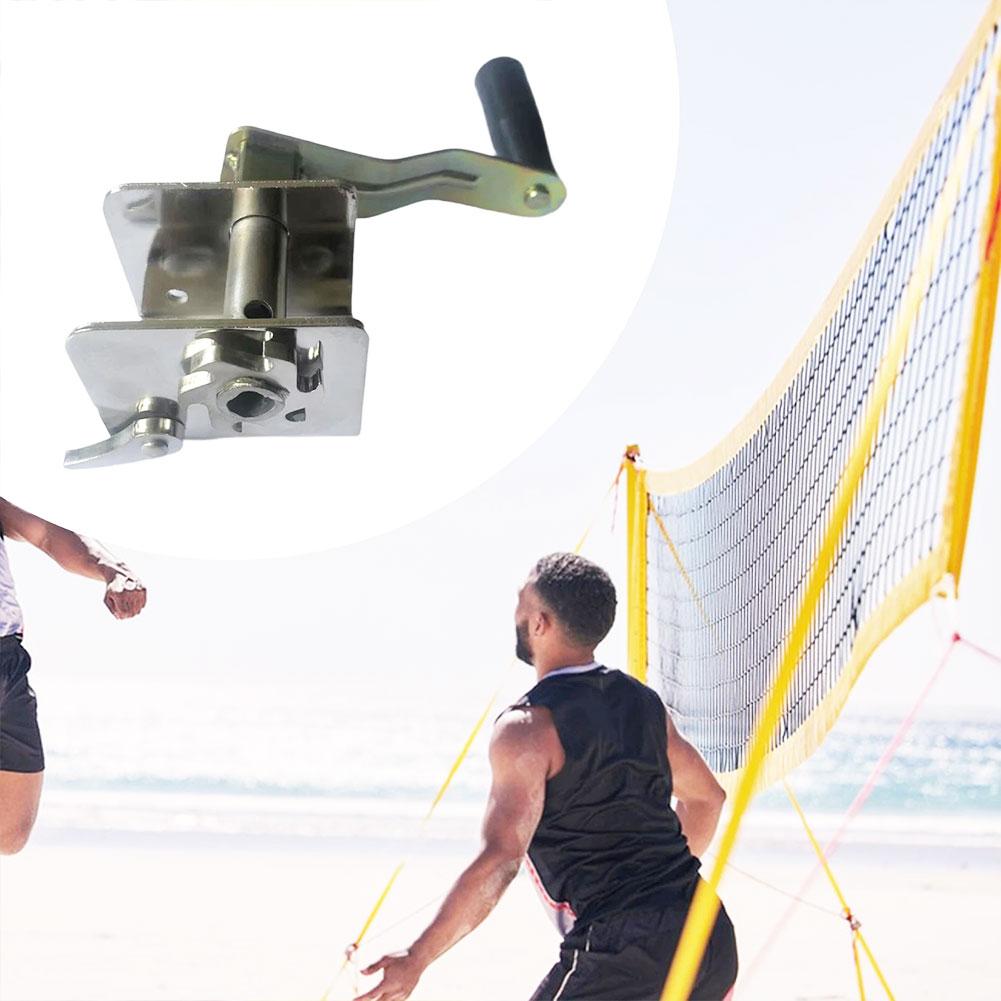 Sportnetzspanner Trainingsgerät Volleyballnetz-Aufsteller Volleyballnetzspanner zum Spannen und Einstellen des Netzes