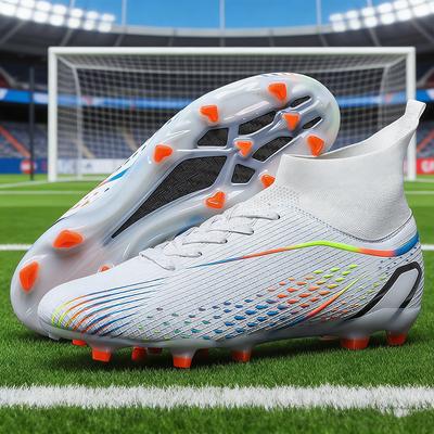 High-Top Comfortable Football Shoes Broken Nails/Spikes Sneakers Men'S Adult Sports Shoes Students Grass Training Shoes