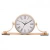 Wm.Widdop Napoleon Roman Numeral Mantel & Alarm Clock - Gold