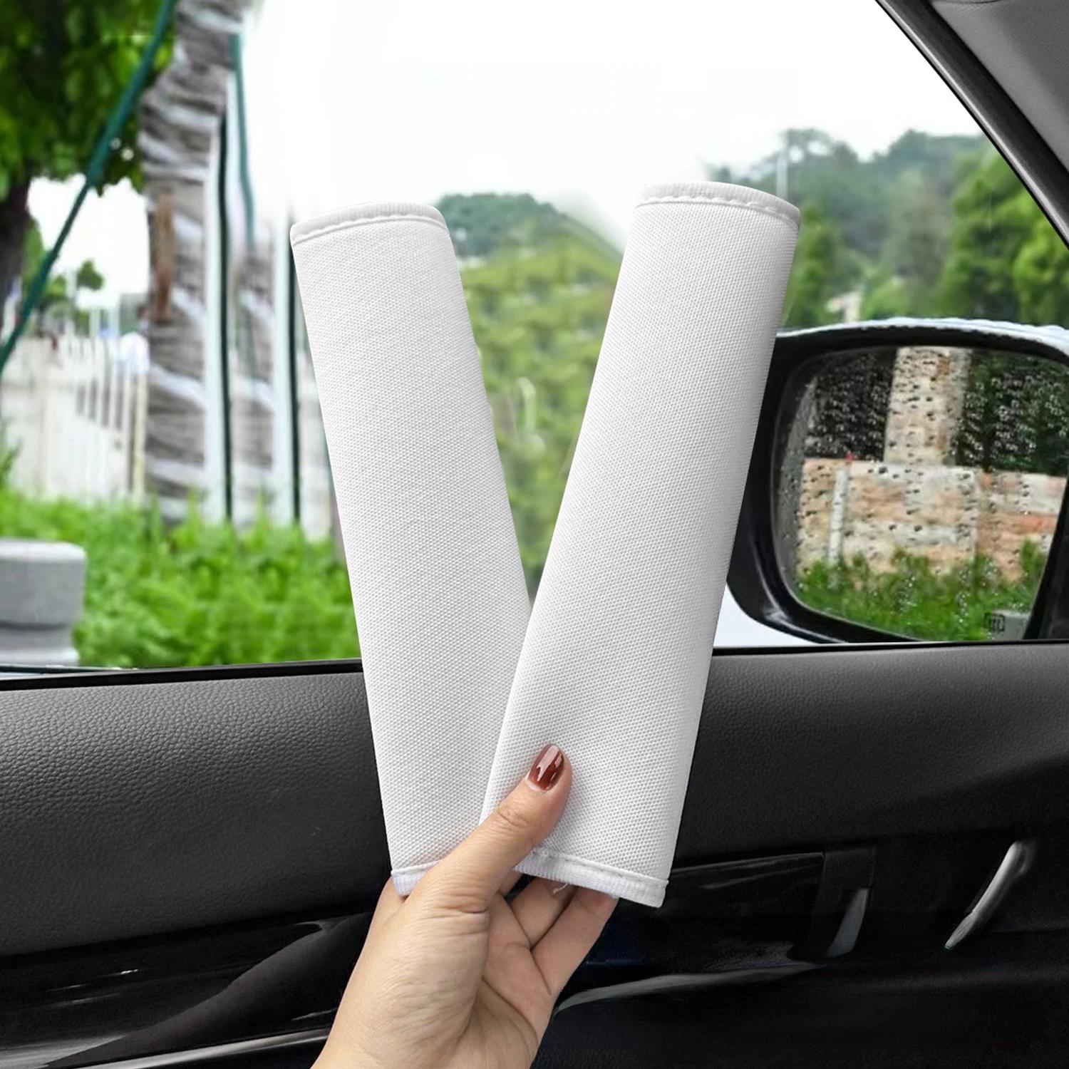 

2PCS Universal Car Safety Belt Cover Adjustable Seat Belt Cover Shoulder Strap Cover Car Shoulder Protector Pad Auto Accessories