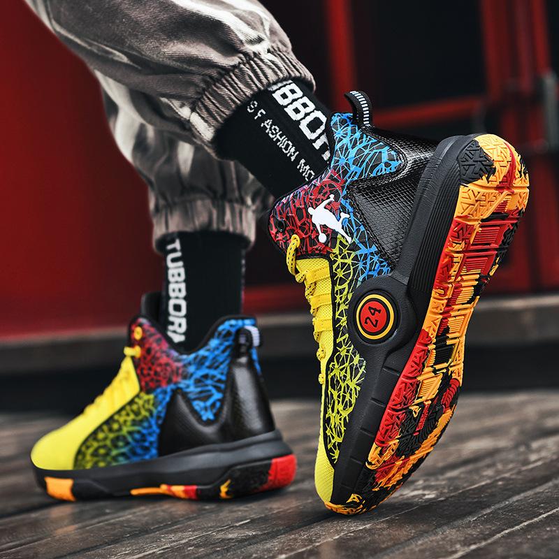 New Kobe Sneakers Men's Basketball Breathable Older Children's Sneakers Trendy Summer Mesh Teen Student Shoes