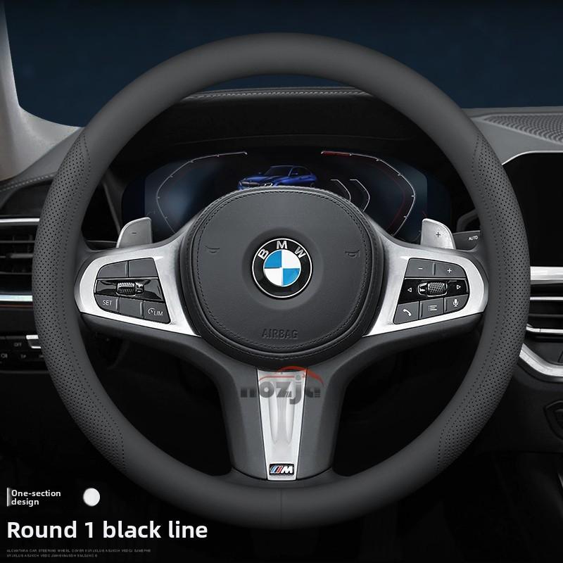 Leather Car Steering Wheel Cover for BMW Bmw E46 E90 E60 F30 F10 E39 F20 E36 G30 G20 E87 E92 E91 F11 X5 E70 F31 E30 Accessories