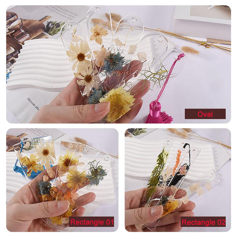 Bookmark Silicone Mold Rectangle Epoxy Resin Casting Mould for DIY Crystal Epoxy Resin Book Decoration Crafts Accessories