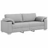 3 Seater Sofa Cloud Grey 220 Cm Fabric