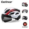 New Magnetic Goggles Bike Helmet Breathable Adult Sports Highway Mountain Bike Helmet