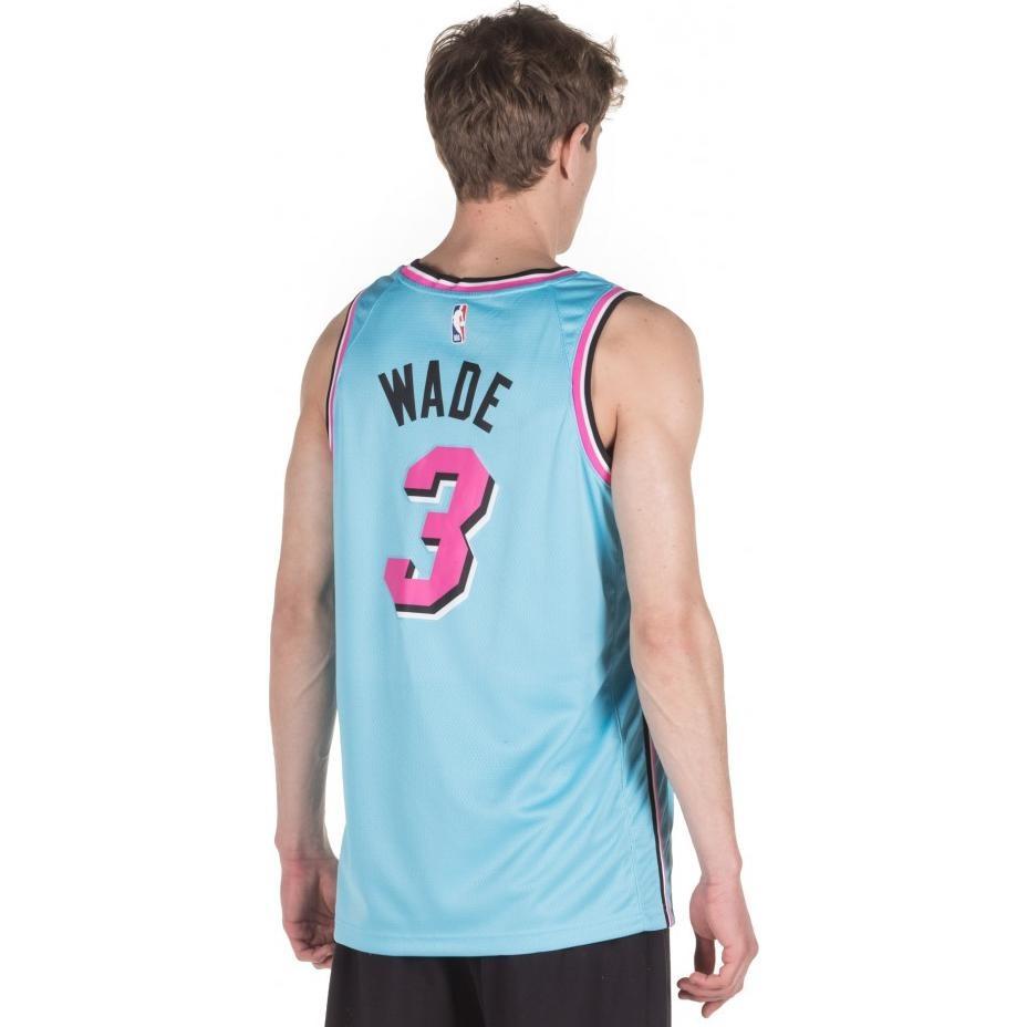Nike NBA Dwyane Wade Miami Heat 2019/20 ViceWave City Edition Swingman Jersey #3 Men's AV4650-425