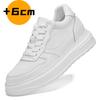 New Thick Bottom Men's Leather Casual Shoes Comfortable Sneakers Lightweight Male Skateboard Footwear Non Slip Tenis Masculino