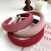 Autumn and Winter Korean 2025 High Cranial Top Pink Sponge Headband Internet Celebrity Going Out Headgear Hairpin Headband