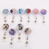 Multicolor Retractable Reel with Easy-Pull Buckle for Work Permit Access Pass