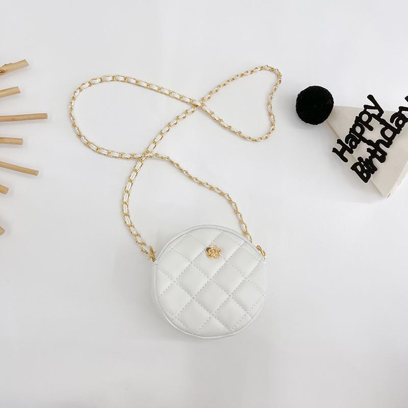 Girls Pu Leather Quilted Crossbody Bag With Breathable Design For Daily Use