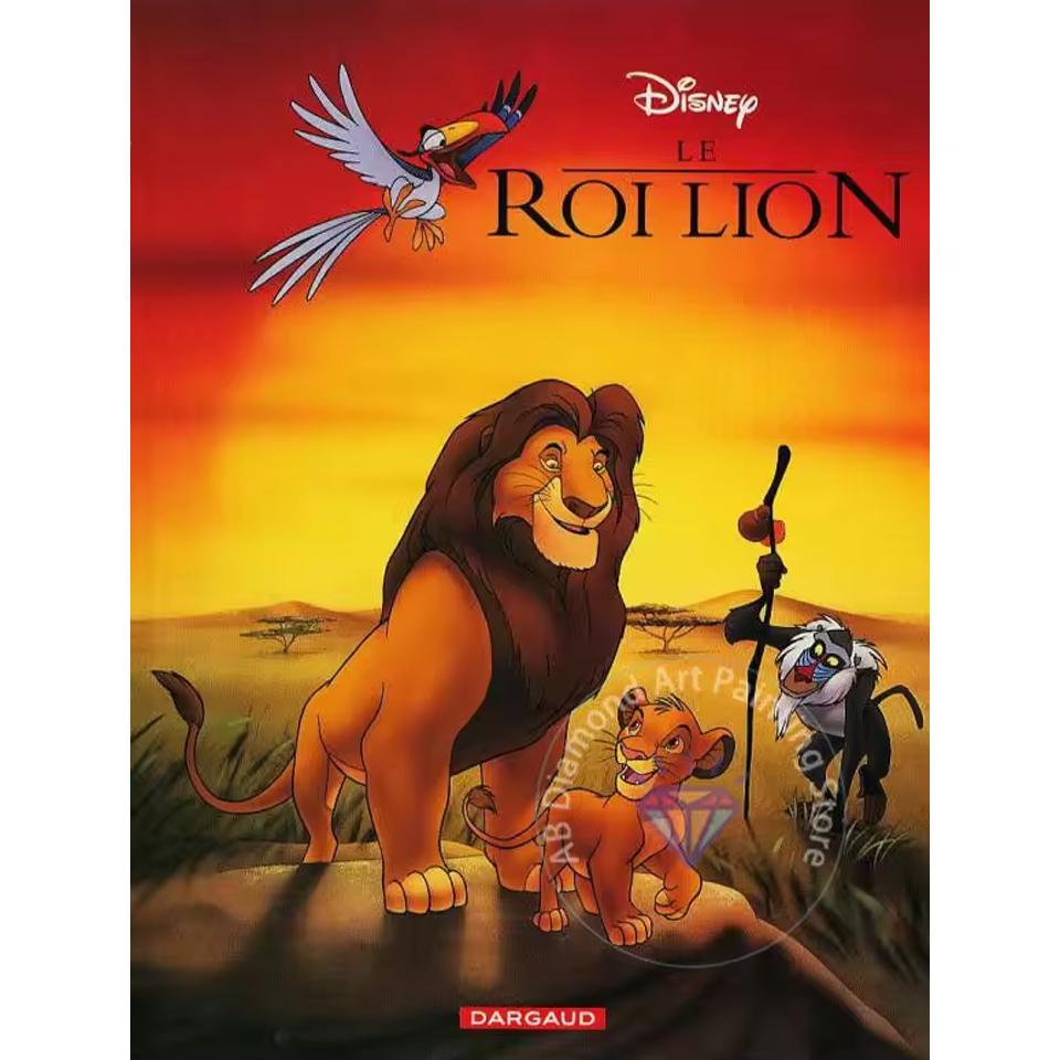 The Lion King 5D Diamond Painting Disney Full Diamond Embroidery Cartoon DIY Rhinestone Pictures Cross Stitch Kits Crafts Home Decor