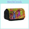 Rainbow Friends Polyester Pen Holder With Storage Compartments For School Supplies And Teens