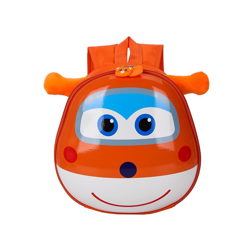 Super Wings Cartoon Animal Backpack for Kids - Cute Kindergarten Double Shoulder Bag for Boys & Girls