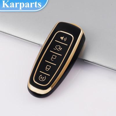 Nieuwe TPU Auto Afstandsbediening Sleutel Case Cover Shell Fob Houder Voor Ford Focus Edge Explorer Expeditie C-Max Escape Flex sleutelhanger