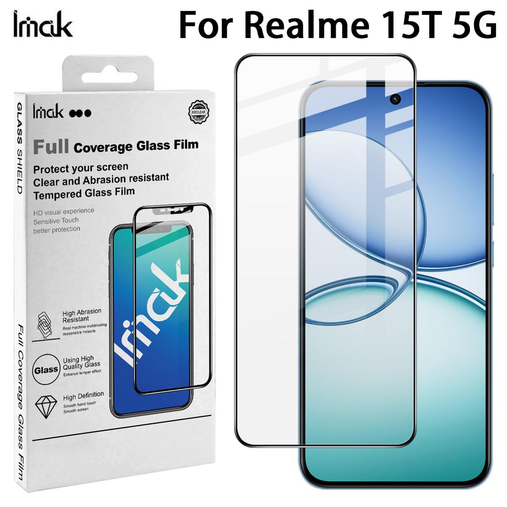 For Realme 15T 5G Glass IMAK Full Coverage Tempered Glass Film Pro+ Series 169mm