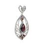 Rare Amethyst 925 Sterling Silver Pendant: Gemstone Jewelry