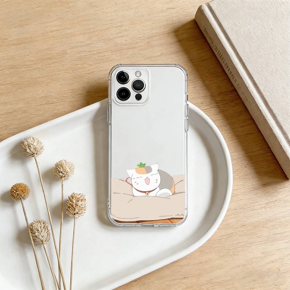 N-Natsumes B-Book of F-Friends Phone Case For iPhone 17 16 15 14 13 12 11 Mini Pro Max Plus Transparent Cover