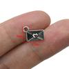 20pcs Mini Envelope Love Letter Pendant, DIY Retro Accessory Pendant 12 * 9mm.