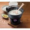 Ishigaki Irori Pot, Black, 16cm, with Wooden Lid, Stovetop Set, Gas/IH Compatible, Cast Iron, Product Number: 3983