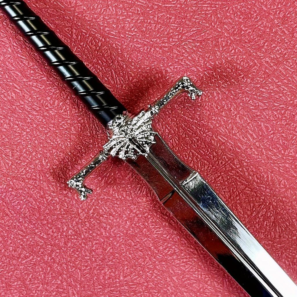 8.6inch Dragon Katana Metal Ninja Knife Blade Damascus Sword Real Size Japanese Katana Anime Dragon Original Samurai Sabre Toy