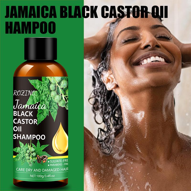 Castor Oil Essence Głęboko oczyszczający szampon przeciwłupieżowy przeciwświądowy o długotrwałym zapachu