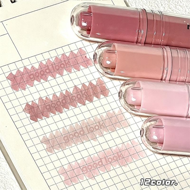 Soft Pastels Highlighter Markers, Chisels Tip Quick Dry Ink for Study Note Journaling and Clean Paper Page Marking