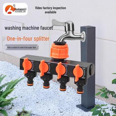 Garten 4-Wege Wasserverteiler für den Außenbereich mit Ventilumsteller