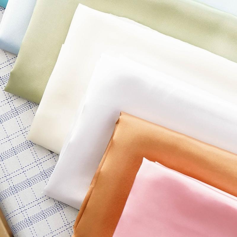 0.5m/1m/5m Satin Lining Fabric For Sewing Dress Lining,Pajamas,Decoration Cloth Tablecloth Decorative Fabric Handmade DIY Fabric