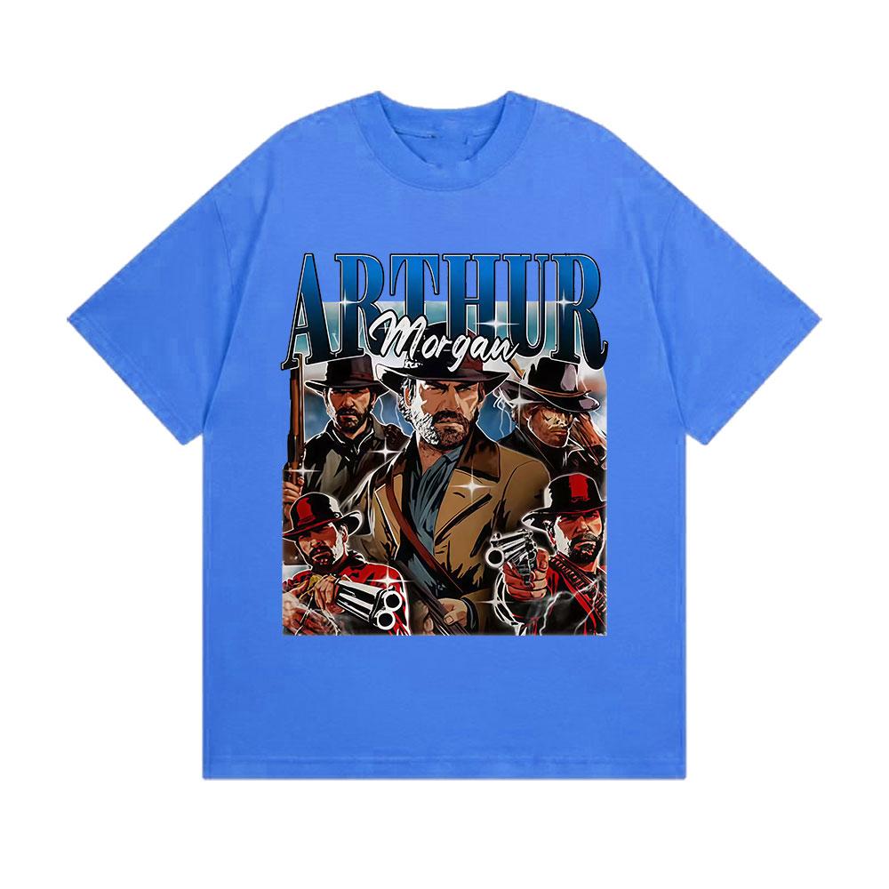 Limited Arthur Morga Red Dead Redemption 2 Graphic TShirt Men Women Unisex Fashion Cotton Short Sleeve T Shirts Y2k Streetwear