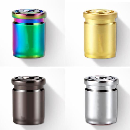 4Pcs Locking Car Tire Valve Stems Caps Anti-Theft Auto Wheel Valve Stem Covers with Rubber Seal Universal Tyre Air Stems Covers