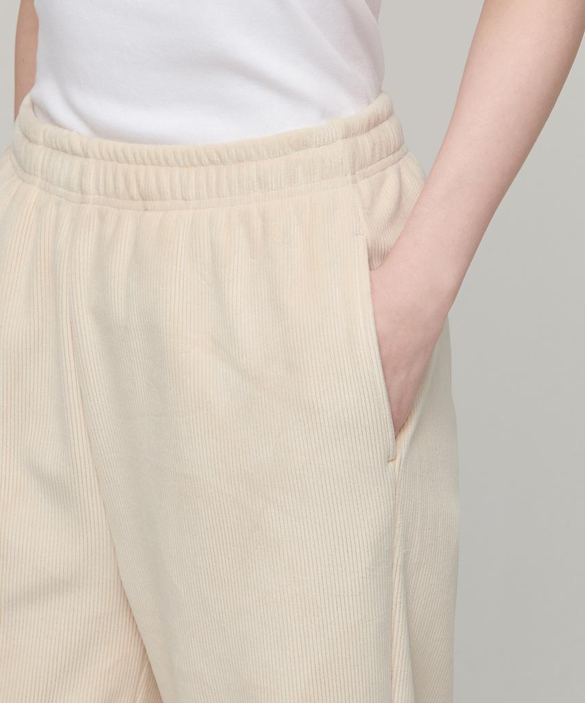 MUSINSA STANDARD WOMAN Women'S Velour Corduroy Lounge Pants [Cream Beige]