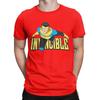 Animated Invincible Comic Superhero Men's T Shirt Vintage Tees Short Sleeve Crew Neck T-Shirts Cotton Plus Size Clothing