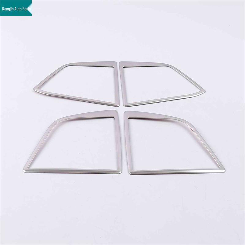 Ford 2019 Focus Innenraum Mod: Silberner Edelstahl-Lautsprecherring für die erste Reihe, Leselicht und Handschuhfach