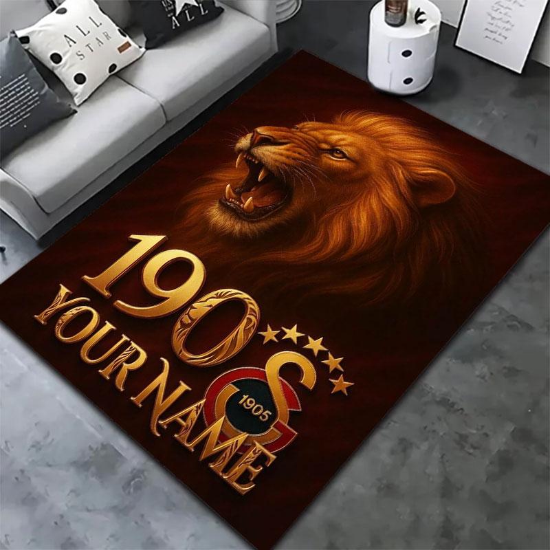 Galatasaray S Custom Name Carpet Rug for Living Room Bedroom Home Sofa Decoration,Kids play Non-slip Floor Mat