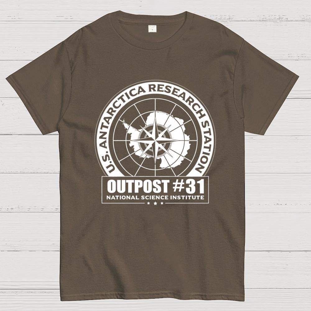 Outpost #31 Unisex 100% Cotton Summer Casual Cool Loose T-Shirt