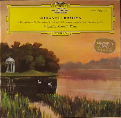 LP Record WILHELM KEMPFF  Brahms 2 Rhapsodien Op. 79 Capric 138902 DEUTSCHE GRAMM Germany Classical Used