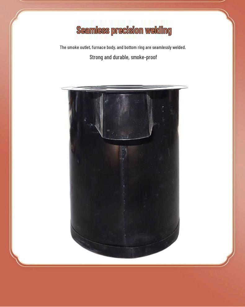 Φορητή Σόμπα Ξύλων Σιδήρου Χωρίς Καπνό: Εσωτερική & Εξωτερική Ενεργειακά Αποδοτική Ξυλόσομπα με Μεγάλο Τραπέζι για Κατσαρόλα