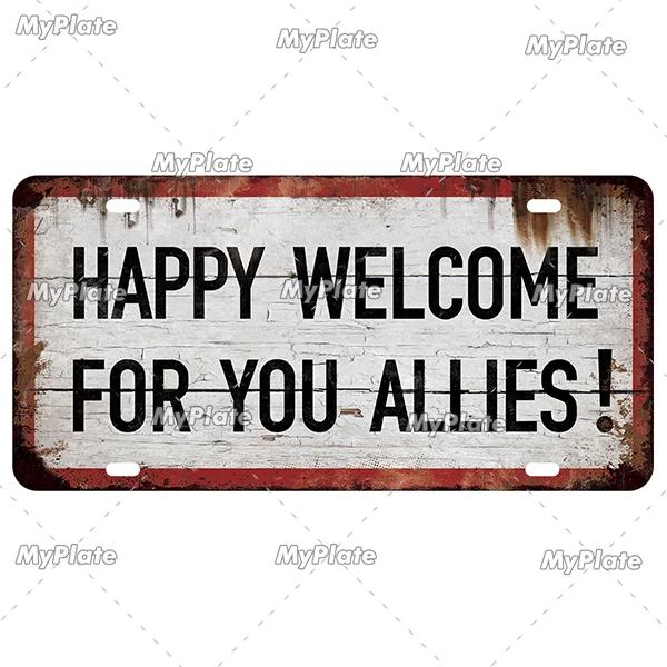 [MyPlate] Vintage Berlin Arnhem City 15x30CM Plate Metal Sign Vintage Plaque Tin Sign Man Cave Decoration Bar Sign Club Poster