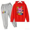 Kids' Hoodie and Pants Set for Boys and Girls - Anime Character Sweatshirt, Spring and Autumn Kids' Outfit