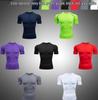 Men's Quick Dry Short Sleeve Compression Shirt for Sports & Fitness