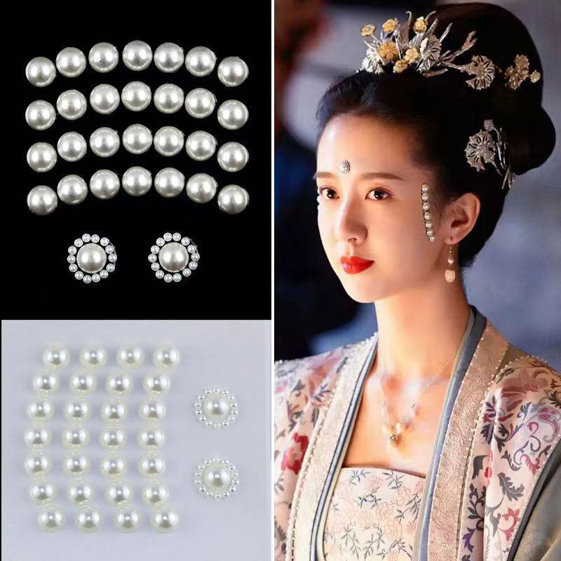 

Pearl Forehead & Face Diamond Stickers: Eye Makeup & Stage Accessory